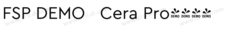 FSP DEMO   Cera Pro字体转换